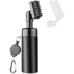 Golf Club Cleaner Brush with 5oz Water Spray Bottle Golf Cleaning Kit with Clip
