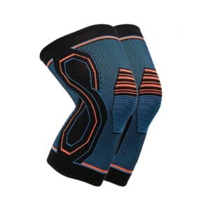 2-Pack Knitted Knee Support Sleeve Leg Brace for Gym Sports Running(S)