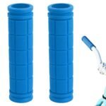 2PCS Bicycle Handle Bar Grips Rubber Grips For BMX MTB Cycle Road Mountain Bike – Blue