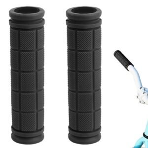 2PCS Bicycle Handle Bar Grips Rubber Grips For BMX MTB Cycle Road Mountain Bike – Black