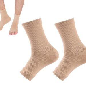 Compression Short Socks Ankle Support Socks -Nude / L