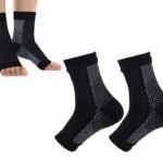 Compression Short Socks Ankle Support Socks -Black / S