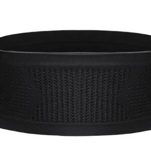 Invisible Running Waist Bag Belt Slim Running Belt Exercise Waist Belt Runner Belt for Running Walking Cycling Camping Gym -Black / L