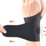2X Adjustable Wrist Brace Wrist Support Protection Strap Compatible With Both Hands – Black