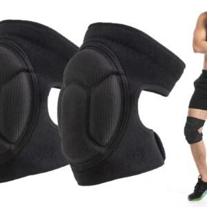 Knee Pads for Gardening Anti-Slip EVA Foam Cushioned Knee Protectors – Black & L
