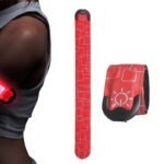 LED Light-Up Armband Safety Belt Night Running Cycling Arm Band -Red