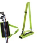 Portable Golf Club Bag With Adjustable Strap Golf Accessories -Green