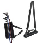 Portable Golf Club Bag With Adjustable Strap Golf Accessories -Black