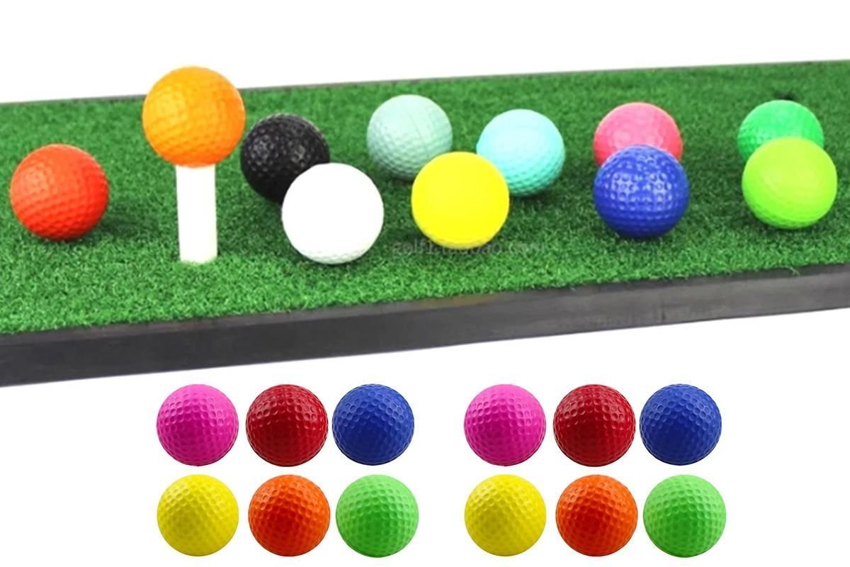 PU Sponge Ball 24Pcs Golf Practice Foam Balls Indoor Outdoor Training Ball 1 PU Sponge Ball 24Pcs Golf Practice Foam Balls Indoor Outdoor Training Ball
