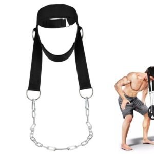 Weight Lifting Head Neck Harness Gym Workout Exercise Training Strap Belt