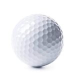 1Pc Five-Layer PU Golf Tournament Ball Durable High-Performance Ball for Professional and Recreational Play-White