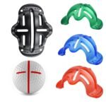 4pcs Golf Ball Manual Marker Alignment Tool Golf Accessories for Precise Marking and Personalization-Multicolor