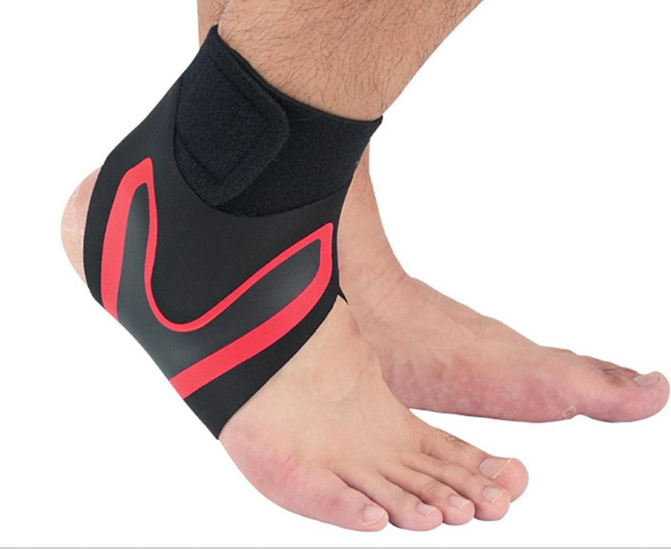 A Pair of Sports Ankle Sleeve Compression Anti-sprain Protection Socks Outdoor Sports Climbing Equipment-Red S 5 A Pair of Sports Ankle Sleeve Compression Anti-sprain Protection Socks Outdoor Sports Climbing Equipment-Red S - image 5