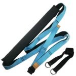 Dance Lower Waist Exerciser Exercise Leg Press Stretch Stretching Equipment Yoga Training with Yoga Aids-Blue