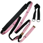 Dance Lower Waist Exerciser Exercise Leg Press Stretch Stretching Equipment Yoga Training with Yoga Aids-Pink