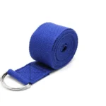Sport Yoga Stretch Strap D-Ring Belt Gym Waist Leg Fitness 180Cm Adjustable Belt Blue