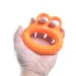Strength Trainer Frog Points Finger Grip Ring Hand Grip Finger Strengtheners Orange 60Lb