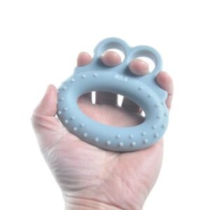 Strength Trainer Frog Points Finger Grip Ring Hand Grip Finger Strengtheners Grey 80Lb