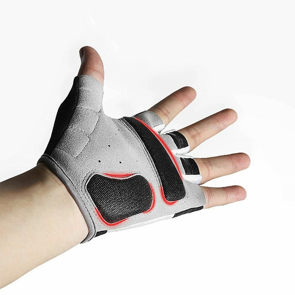 1 Pair Cycling Half Finger Bike Gloves With Anti Slip Pad For Unisex - Black M 3 1 Pair Cycling Half Finger Bike Gloves With Anti Slip Pad For Unisex – Black M - image 3