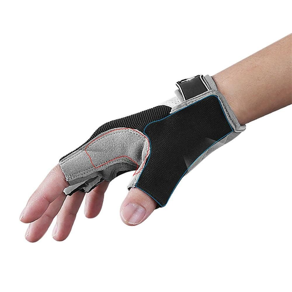 1 Pair Cycling Half Finger Bike Gloves With Anti Slip Pad For Unisex - Black M 4 1 Pair Cycling Half Finger Bike Gloves With Anti Slip Pad For Unisex – Black M - image 4