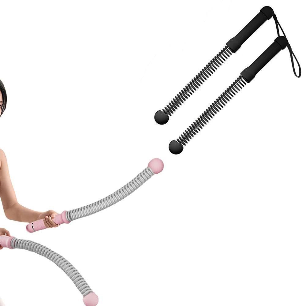 Cordless Ropeless Battle Rope Set for Home Gym Fitness - Pink 2 Cordless Ropeless Battle Rope Set for Home Gym Fitness – Pink - image 2