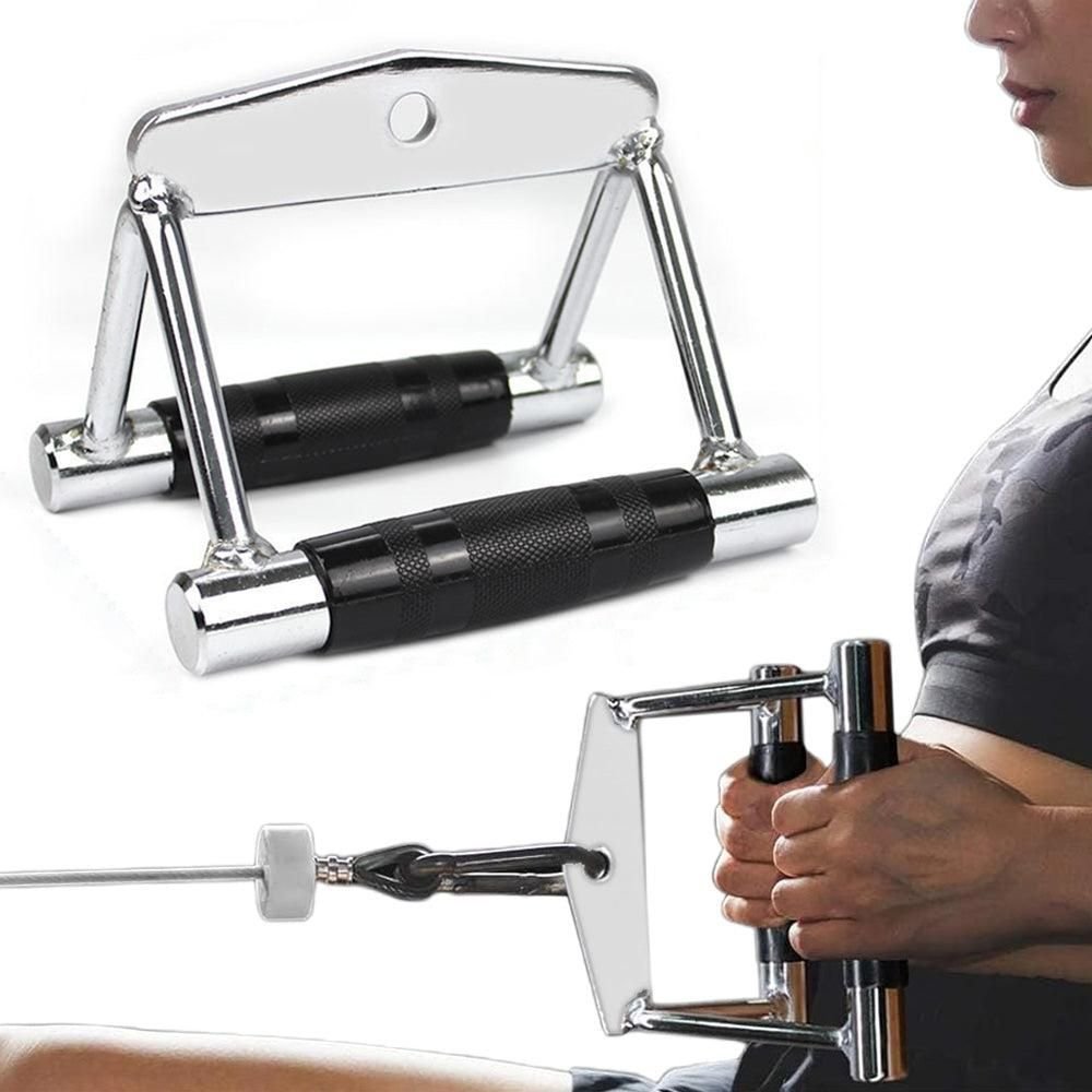 V-Grip Lat Pulldown Bar with Non-Slip Rubber Handle Cable Machine Attachment - Black 1 V-Grip Lat Pulldown Bar with Non-Slip Rubber Handle Cable Machine Attachment – Black