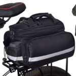Bicycle Rear Chair Bag Bike Rack Bag Cycle Luggage Carrier Trunk Bag with Rain Cover