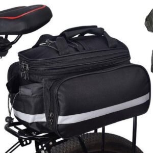 Bicycle Rear Chair Bag Bike Rack Bag Cycle Luggage Carrier Trunk Bag with Rain Cover