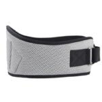 Weightlifting Belt for Men and Women Gray Adjustable Gym Training Powerlifting Back Support Belt Gray S