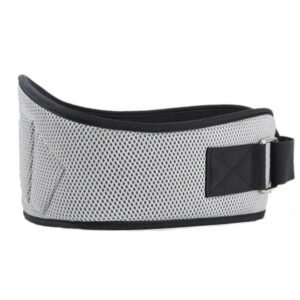 Weightlifting Belt for Men and Women Gray Adjustable Gym Training Powerlifting Back Support Belt Gray M