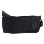 Weightlifting Belt for Men and Women Black Adjustable Gym Training Powerlifting Back Support Belt Black M