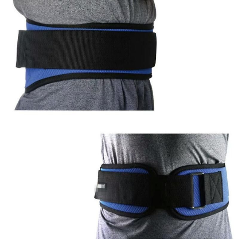 Weightlifting Belt for Men and Women Blue Adjustable Gym Training Powerlifting Back Support Belt Blue S 2 Weightlifting Belt for Men and Women Blue Adjustable Gym Training Powerlifting Back Support Belt Blue S - image 2