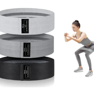 Resistance Bands, Men’s and Women’s Leg and Glute Level 3 Fabric Workout Bands for Home Fitness Gym Yoga Squat Glutes – 3-Pack