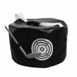 Golf Hitting Bag Golf Power Impact Swing Practice Exercise Equipment Pack – Black