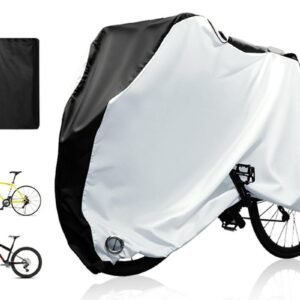 210D Waterproof Bike Cover with Lock Hole for Outdoor Storage – XL