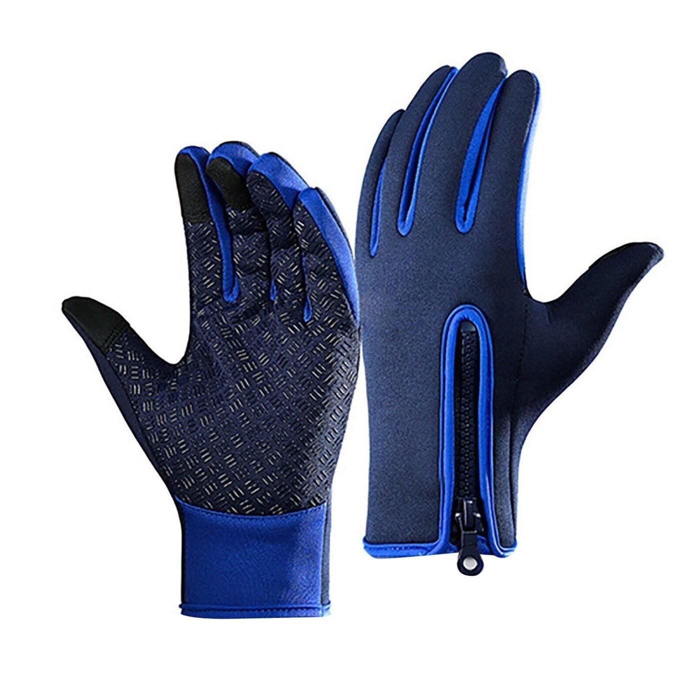 Touch Screen Snow Cycling Hand Gloves - Dark Blue L 2 Touch Screen Snow Cycling Hand Gloves – Dark Blue L - image 2