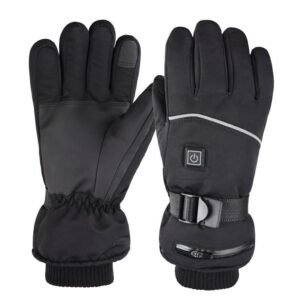4000ma lithium battery heated gloves, three-speed temperature control, suitable for winter warm riding, skiing and motorcycle