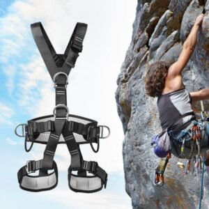 Outdoor Mountaineering Climbing Full Body Safety Belt Aerial Work Harness