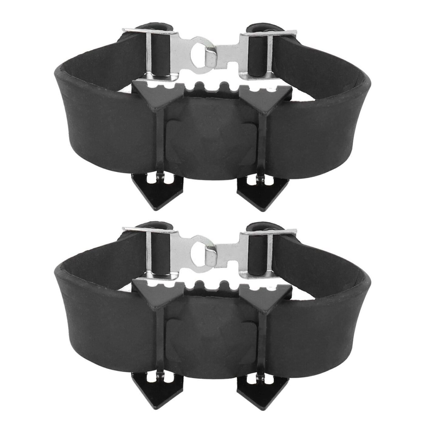 Walk Traction Cleats Ice Crampon Cleats Crampons Stretch Footwear Shoe Rubber 5 Walk Traction Cleats Ice Crampon Cleats Crampons Stretch Footwear Shoe Rubber - image 5