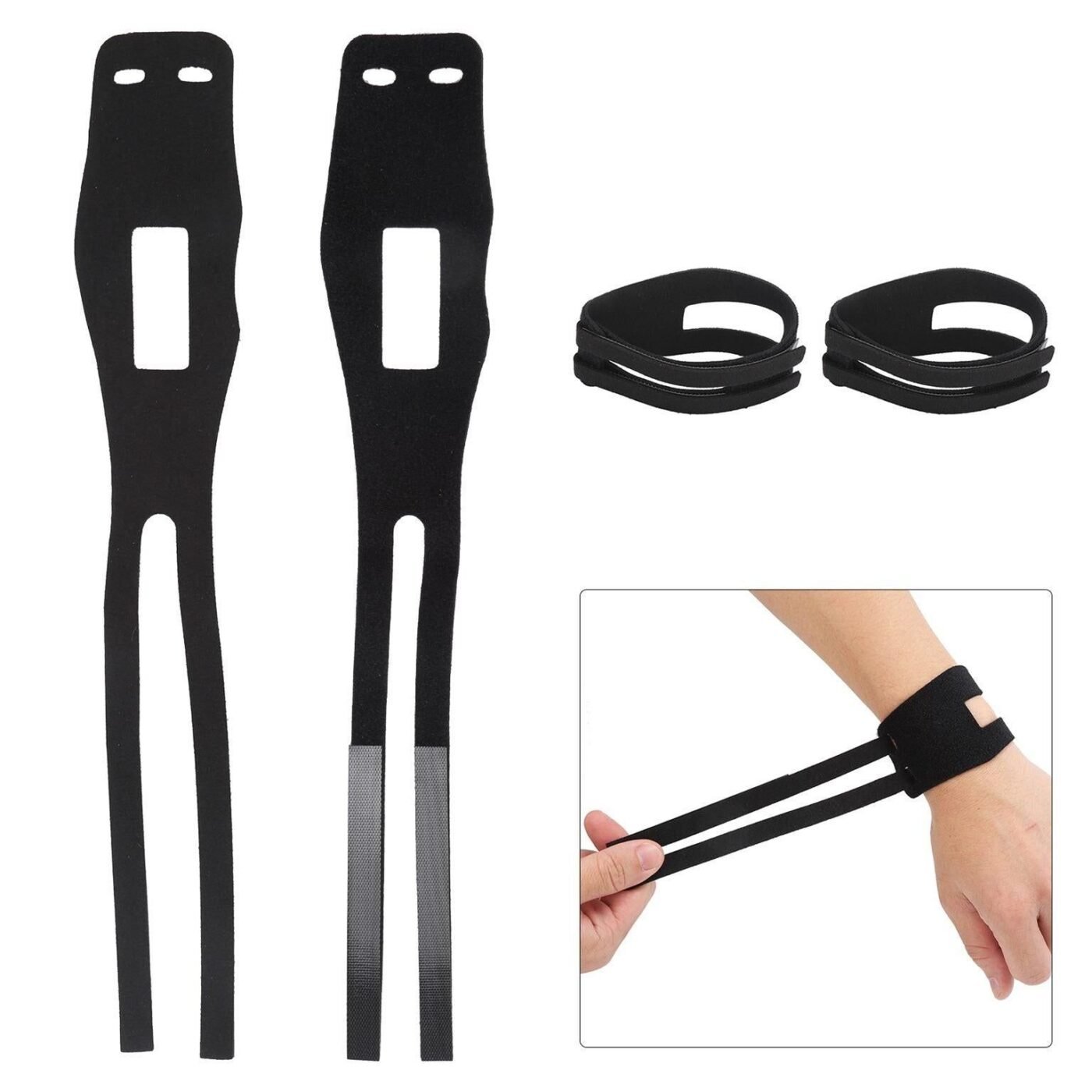 Sports U-shaped Wrist Brace Adjustable Support Wrap Protective Wristband 4 Sports U-shaped Wrist Brace Adjustable Support Wrap Protective Wristband - image 4