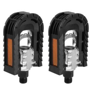 1 Pair Aluminum Alloy Folding Bike Bicycle Pedals Outdoor Cycling Accessory