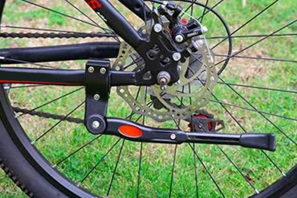 Adjustable Rear Bike Kick Stand Bicycle Mountain Bike Stand Kickstand Bicycle Road Mountain Cycling Rear Mount Side Stand Adjustable Alloy Replacement Kickstand for Mountain Bike 5 Adjustable Rear Bike Kick Stand Bicycle Mountain Bike Stand Kickstand Bicycle Road Mountain Cycling Rear Mount Side Stand Adjustable Alloy Replacement Kickstand for Mountain Bike - image 5