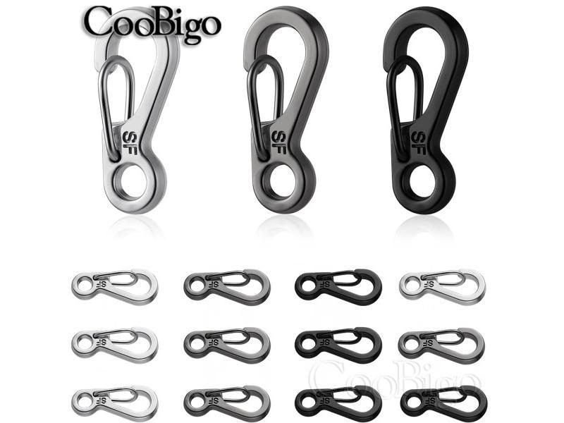 10Pcs Mini Carabiner Clip Metal Spring Snap Hooks Paracord Lanyard Hanging Clips 4 10Pcs Mini Carabiner Clip Metal Spring Snap Hooks Paracord Lanyard Hanging Clips - image 4