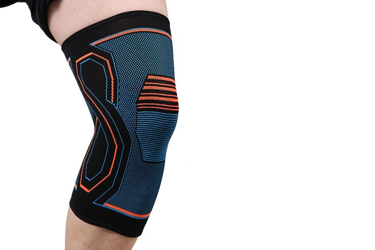 2-Pack Knitted Knee Support Sleeve Leg Brace for Gym Sports Running(S) 4 2-Pack Knitted Knee Support Sleeve Leg Brace for Gym Sports Running(S) - image 4