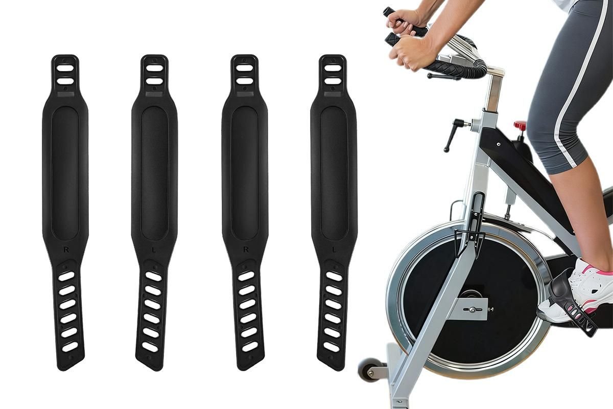 2 Pairs Bike Pedal Straps Foot Retainers for Indoor and Outdoor Cycling 1 2 Pairs Bike Pedal Straps Foot Retainers for Indoor and Outdoor Cycling