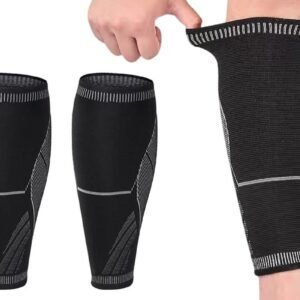 2Pcs Calf Compression Sleeves Support Shin Splints Running Sports Unisex – M