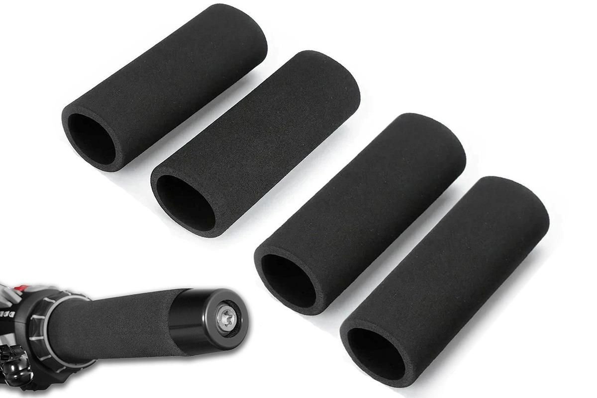 4 PCS Motorbike Comfort Grips Anti Slip Universal Sponge Handlebar Grip Covers for Motorcycle Scooter 1 4 PCS Motorbike Comfort Grips Anti Slip Universal Sponge Handlebar Grip Covers for Motorcycle Scooter