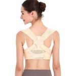Adjustable Posture Corrector for Posture Correction Back Straightener -Nude / S