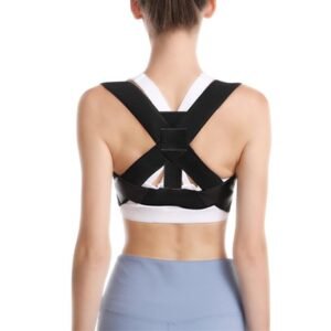 Back Posture Corrector Shoulder Brace Clavicle Support Strap Belt -L