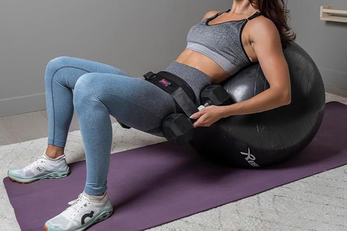 Hip Thrust Belt For Dumbbells Booty Belt For Hip Thrust Slip-Resistant Pad 5 Hip Thrust Belt For Dumbbells Booty Belt For Hip Thrust Slip-Resistant Pad - image 5